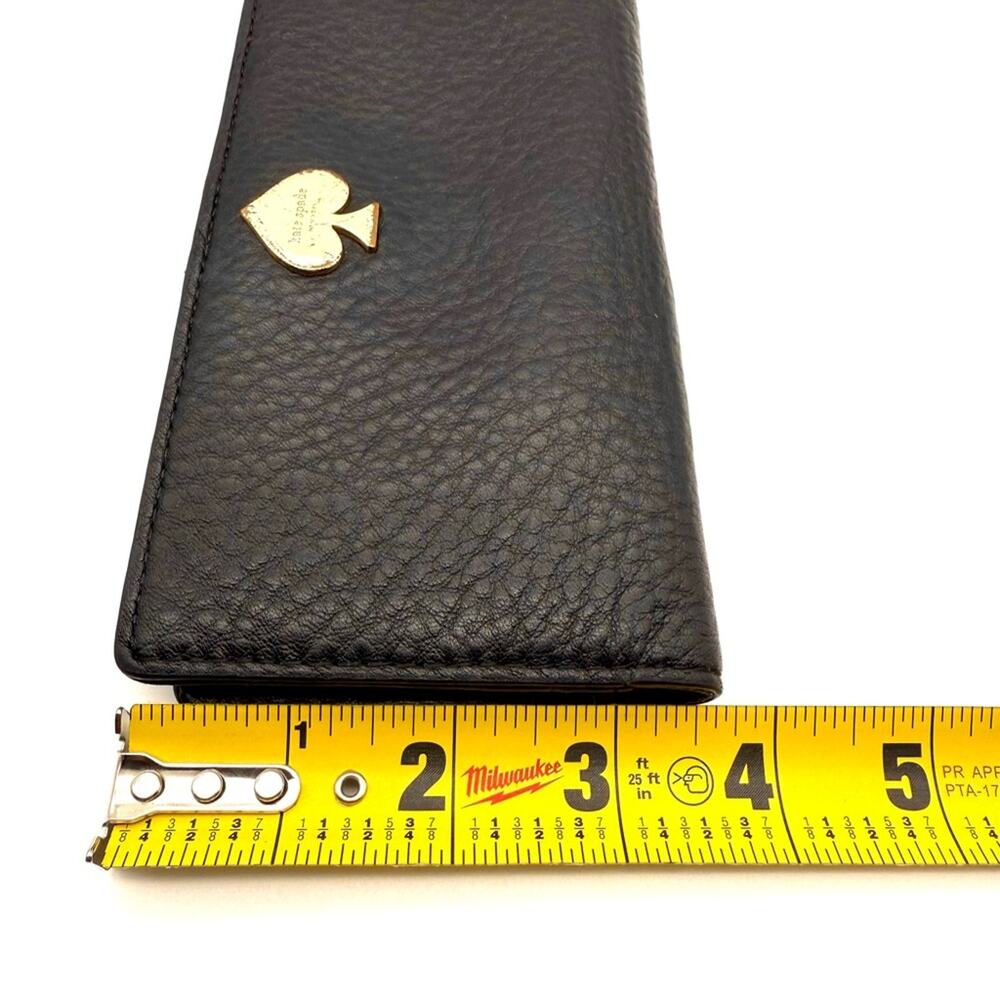 Kate Spade Stacy Leroy Street Wallet Black Pebble Leather WLRU1894 - Picture 12 of 16